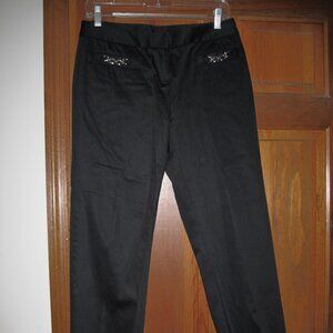 NWOT INC. International Concepts Black Slacks Size 4